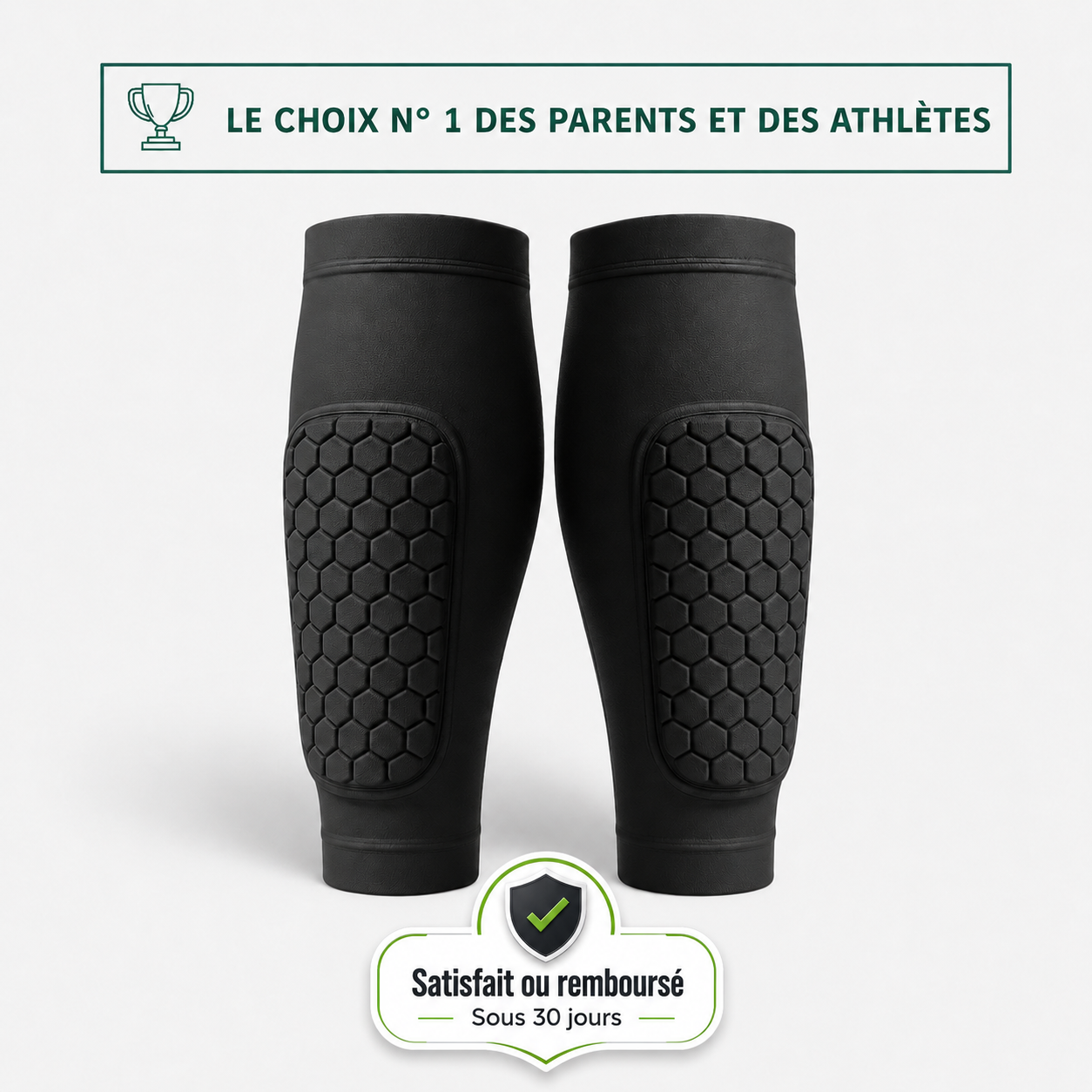 ShinDefender Flex : Le protège-tibia léger, confortable et conçu pour rester bien en place.