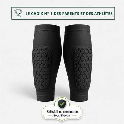 ShinDefender Flex : Le protège-tibia léger, confortable et conçu pour rester bien en place.
