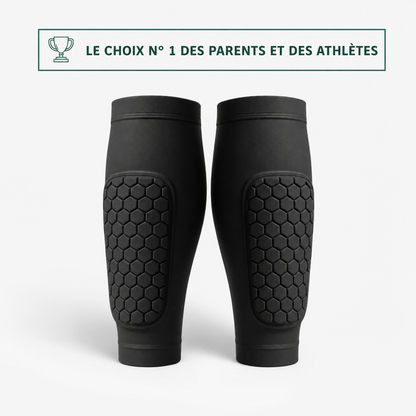 ShinDefender Flex : Le protège-tibia léger, confortable et conçu pour rester bien en place.