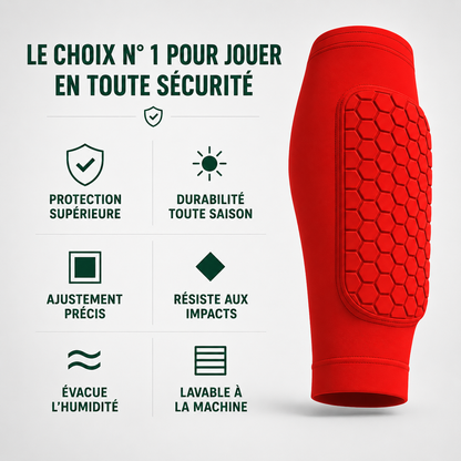 ShinDefender Flex : Le protège-tibia léger, confortable et conçu pour rester bien en place.